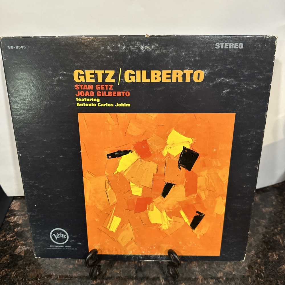 Stan Getz Joao Gilberto Getz Gilberto Vinyl LP 1964 Verve V6-8545 Stereo Jazz